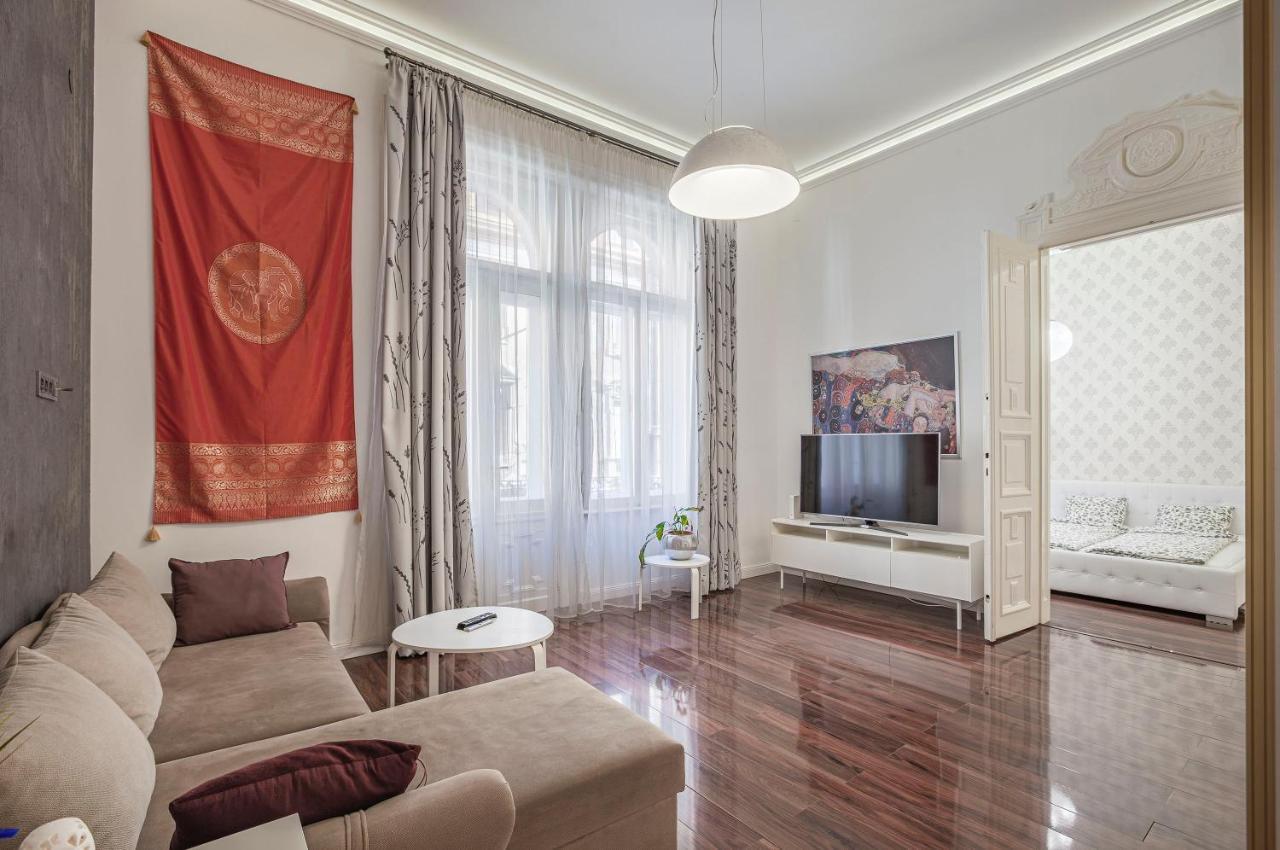 Luxury Art Deco Flat / Big Balcony Apartment Budapesta Exterior foto