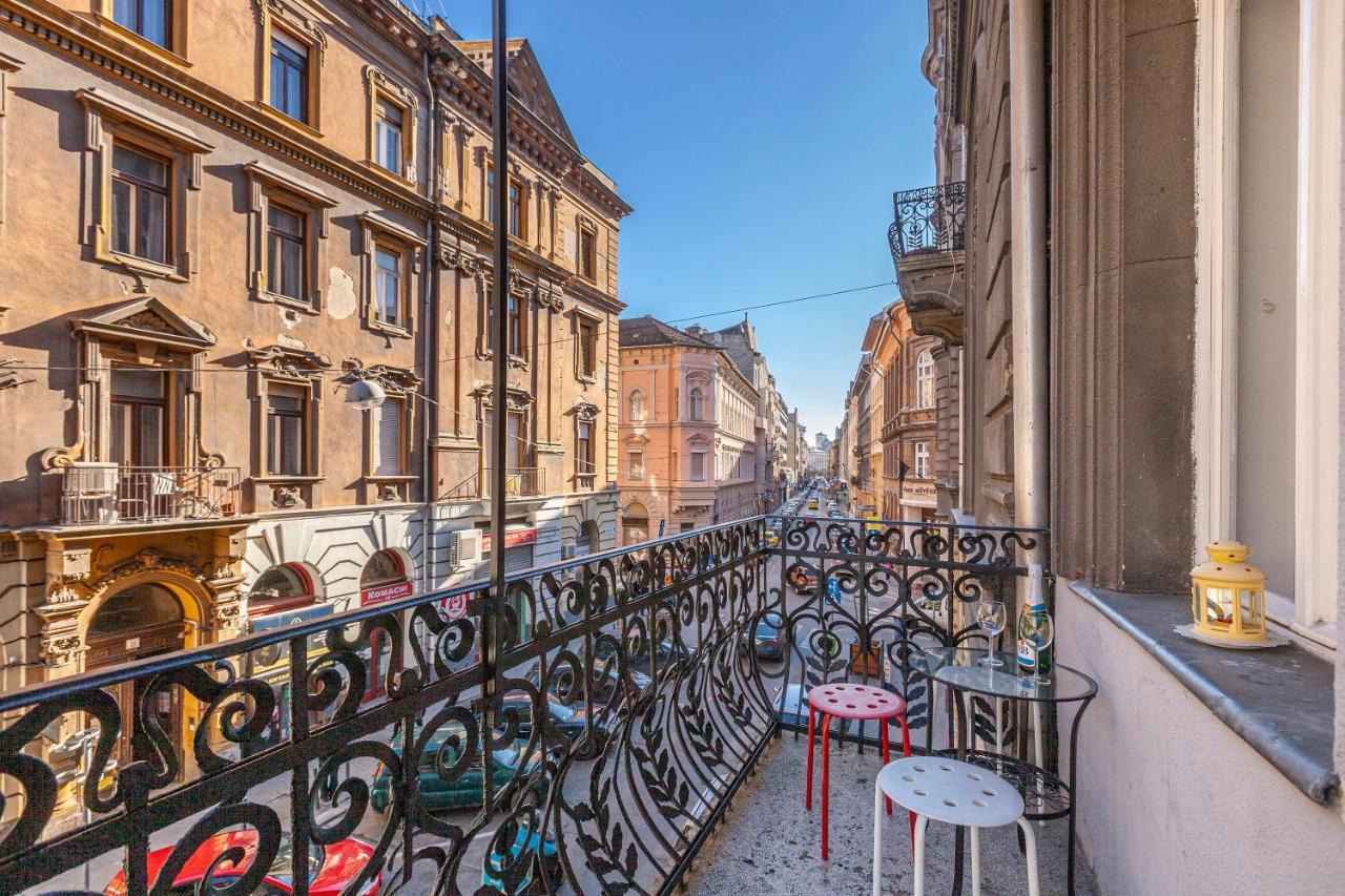 Luxury Art Deco Flat / Big Balcony Apartment Budapesta Exterior foto
