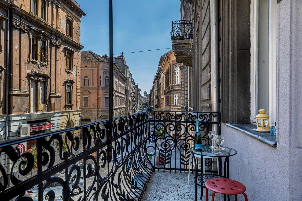 Luxury Art Deco Flat / Big Balcony Apartment Budapesta Exterior foto